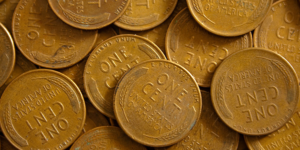 Lincoln cents produced from 1909 to 1958 carry the Wheat reverse.