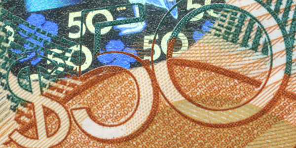 $50 Barbados note closeup