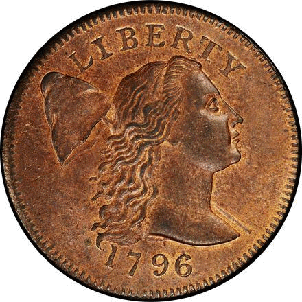 1796 Liberty Cap Cent. Liberty Cap. Sheldon-84.