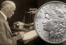 United States 1886 Morgan Dollar Silver Coin