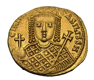 Gold Solidus of Constantinople. 797-802 