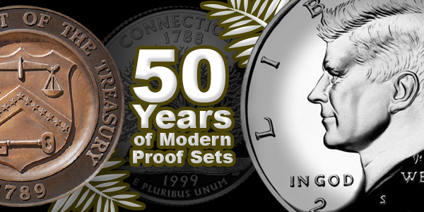 50 years of the modern proof set from the United States Mint