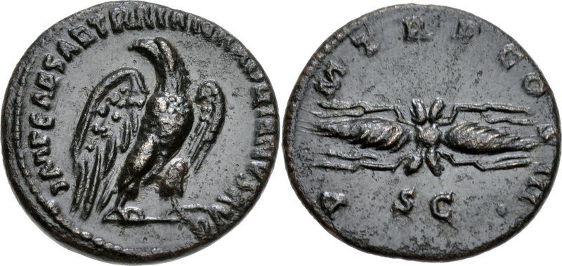 Copper quadrans of Hadrian. Images courtesy CNG, NGC