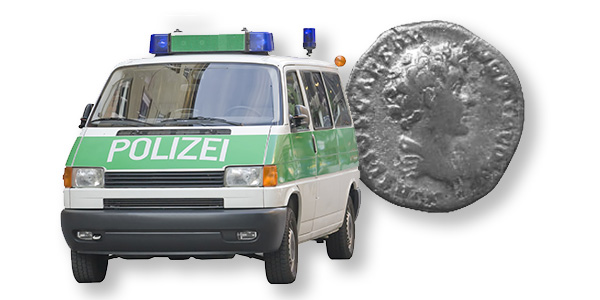 German Police Ancient Coin