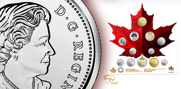2017 Royal Canadian Mint 150 Year Anniversary Coin Set
