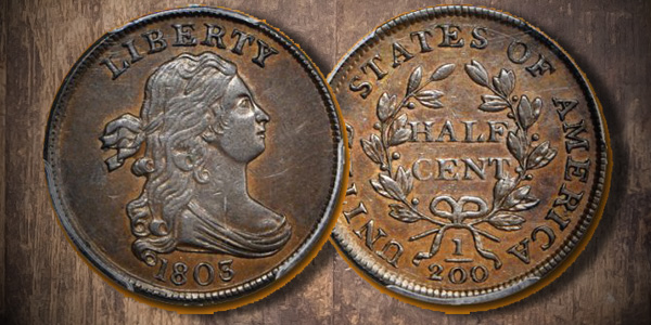 1803 Cohen-2 Half Cent Featured in Stack's Bowers June 2017 Baltimore Auction