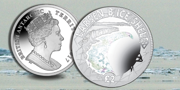 Larsen B Ice Shield 2 Pound Coin