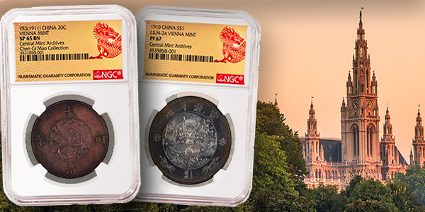 NGC Chinese coins struck in Vienna, Austria