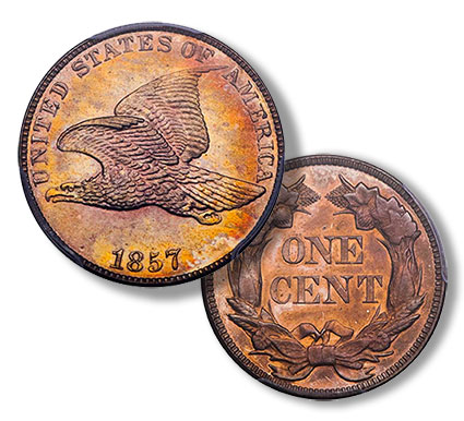 1857 Flying Eagle Cent Proof