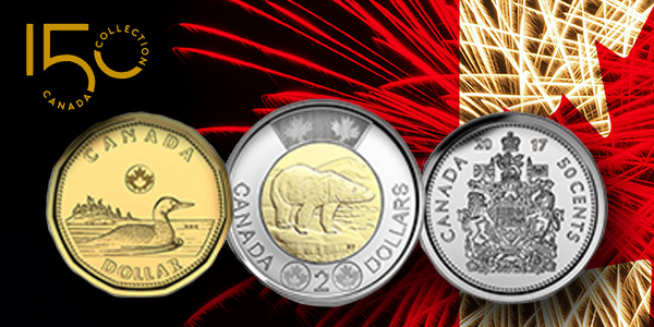 Canada 150 Circulating Coins