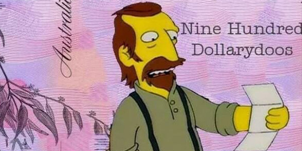Australia's Currency Dollarydoos Petition - The Simpsons Illustration: 20th Century Fox / Change.org