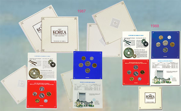 1987 & 1988 South Korean Mint Sets