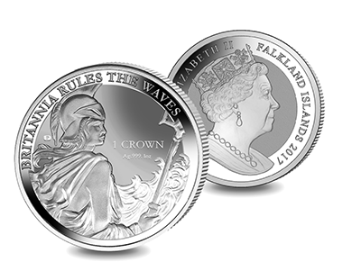 Falkland Islands 2017 1 Crown - Pobjoy Mint