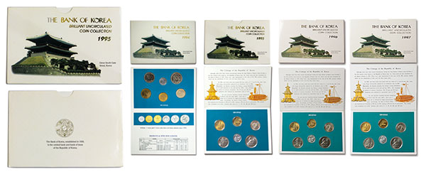 1994-1997 South Korean Mint Sets