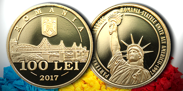 100 Lei 2017 Romania US Partnership