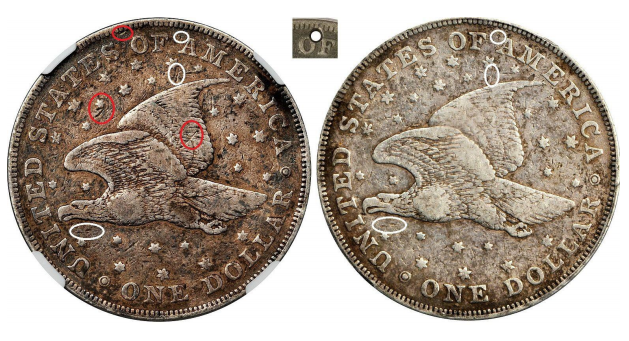 2013 auction example, reverse. Images courtesy Stack's Bowers Galleries
