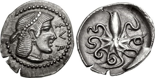 Ancient Greek silver litra from Syracuse. Images courtesy NGC