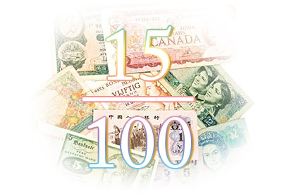 15100 Woman Banknotes