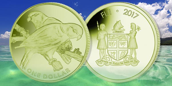 Fiji 2017 Titanium Colorized Coin - Pobjoy Mint