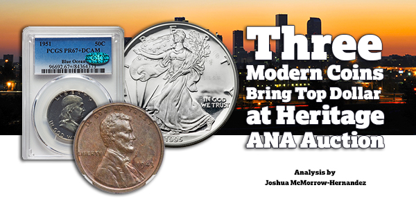 Heritage Auctions Modern Coins