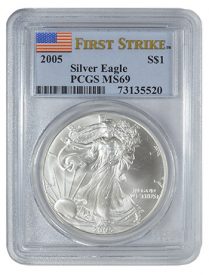 PCGS First Strike 2005 Silver Eagle