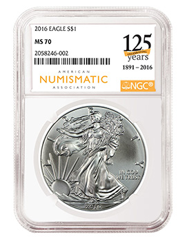 2016 ANA NGC Silver Eagle