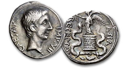 Asia Recepta Quinarius 29-28 BCE