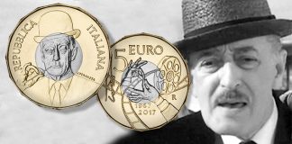 Italian Mint Celebrates Cinema Star Totò on New 5 Euro Bimetallic Coin