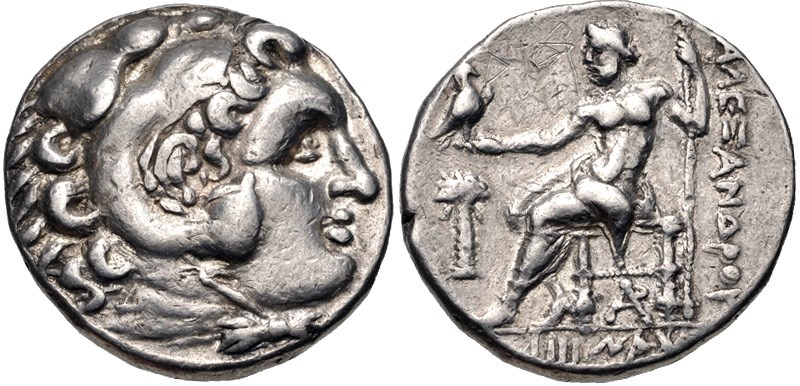 Tetradrachm from the city of Aradus. Images courtesy CNG, NGC