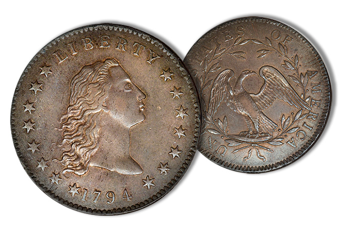 1794 AU55 - Parmelee Dollar