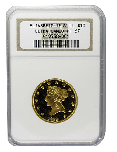 1839 Elasberg-Parmelee LL $10