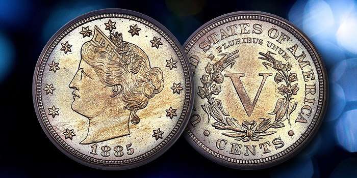 1885 V Nickel Liberty Head Nickel Heritage Auctions