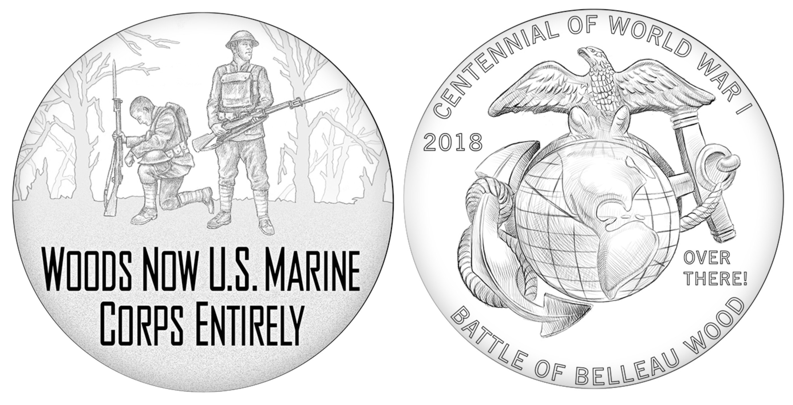 World War I Centennial Marine Corps Medal - San Francisco Mint