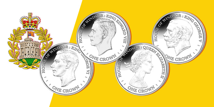 House of Windsor 4-Coin Set - World Coins - Pobjoy Mint