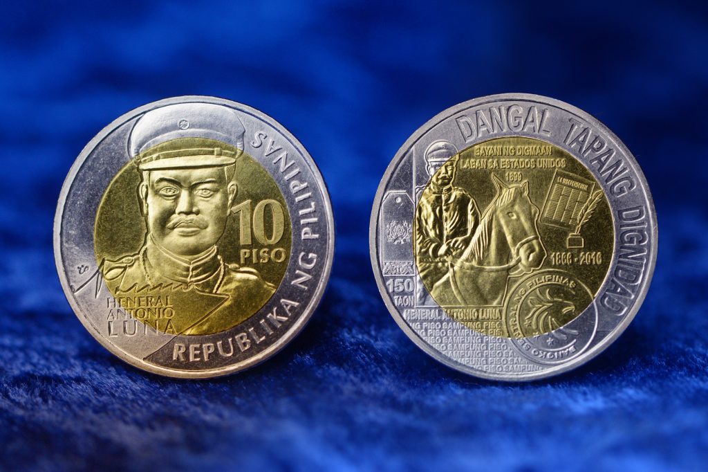 World Coin News Philippines Issues 10 Peso General Luna Circulating