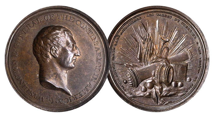 Voltaire Medal - George Washington Portrait