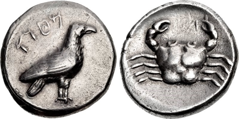 Motya Tetradrachm. Images courtesy of Classical Numismatic Group, Inc. (CNG) and Numismatic Guaranty Corporation (NGC)