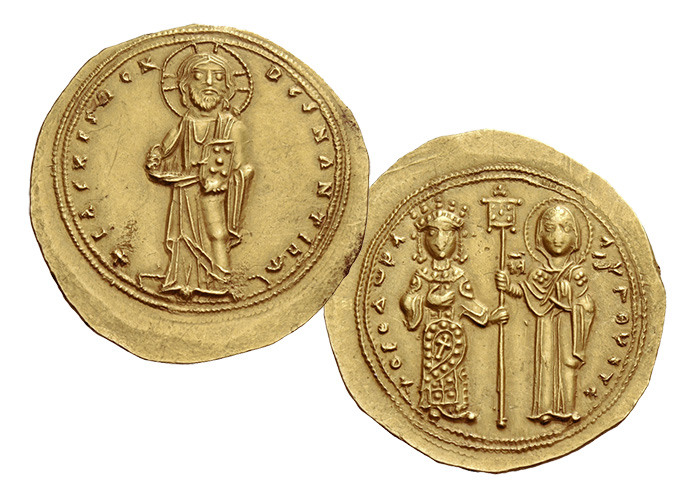 Theodora, 1055-56. Histamenon 1055-56, AV 4.43 g