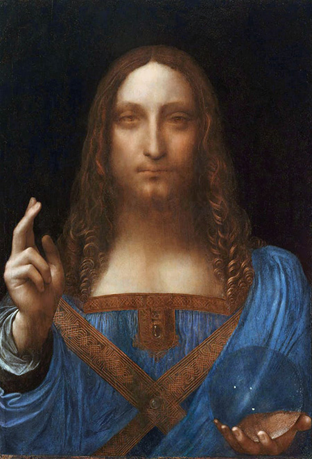 Leonardo da Vinci Salvator Mundi Christie's
