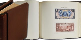 Colombian Banknote Proof Book from American Bank note Company Archives at 2018 NYINC Auction, courtesy Stack's Bowers Galleries