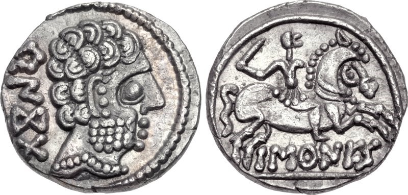 A denarius of Barskunes. Images courtesy CNG, NGC