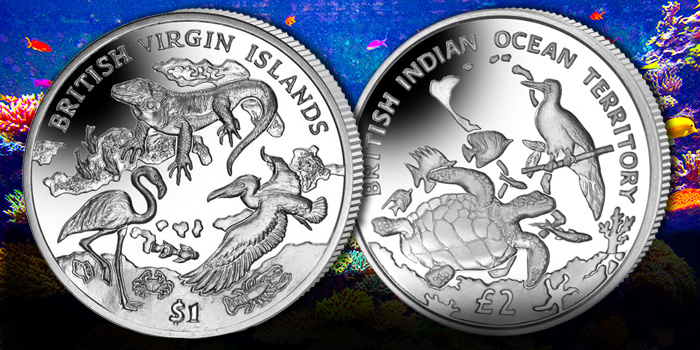 British Virgin Islands $1 Wildlife Pobjoy Mint