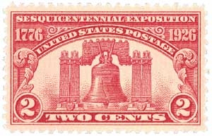 Sesquicentennial Exposition stamp