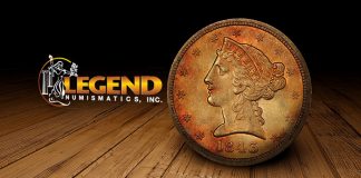Legend Rare Coin Inaugurates Weekly Internet Only Auctions