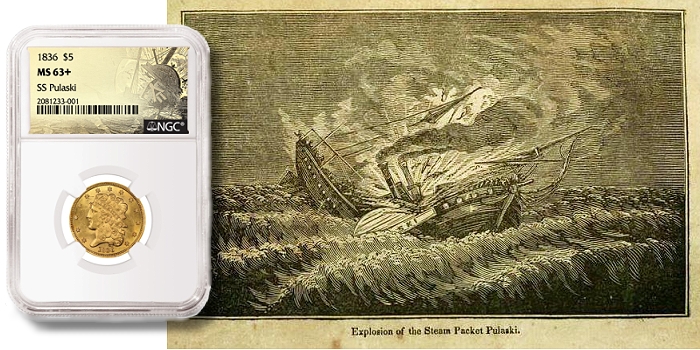 Pulaski Shipwreck Coins
