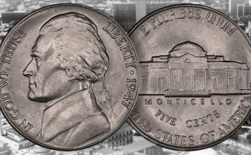 United States 1947-D Jefferson Nickel