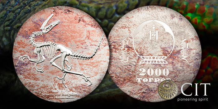 Coin Invest Trust - Velociraptor Coin Mongolia 2000 Togrog