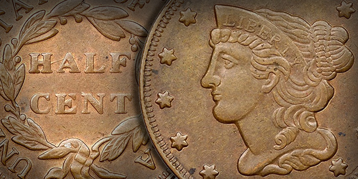 Half Cent - Fake - Counterfeit Coin - NGC