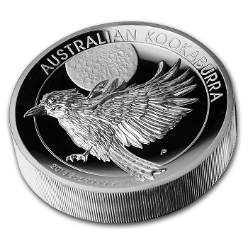 2018 Australian 5 oz. kookaburra silver coin