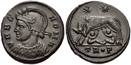 Constantinian-era commemorative, c. 330-335 CE. NGC